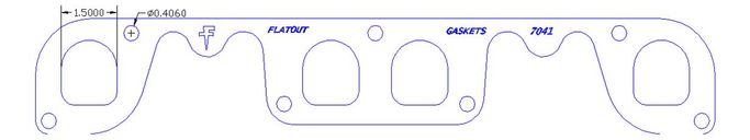 FOG-7041S, Flatout Gaskets Header Gaskets 7041S в ОАЭ, Дубай. Состояние - новое. Цена 240 AED. Фото, контакты продавца | AUTO.AE