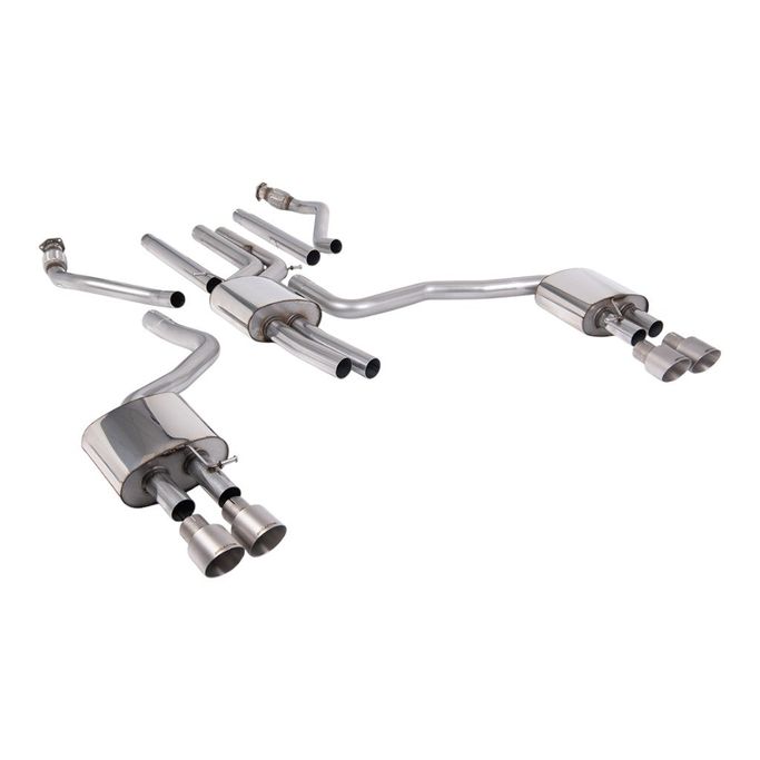 SSXAU1057, MILLTEK SSXAU1057 Cat-Back Exhaust, 2.76" (Brushed Titanium GT-100 Trims) for AUDI A6 3.0L TFSI S-Line (C7.5) 2015-2018 in UAE, Dubai. Condition - new. Price ⁦16,360 AED⁩. Photo, seller contacts | AUTO.AE