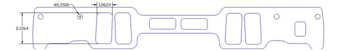FOG-8452-2, Flatout Gaskets Intake Gaskets 8452.2 в ОАЭ, Дубай. Состояние - новое. Цена 280 AED. Фото, контакты продавца | AUTO.AE