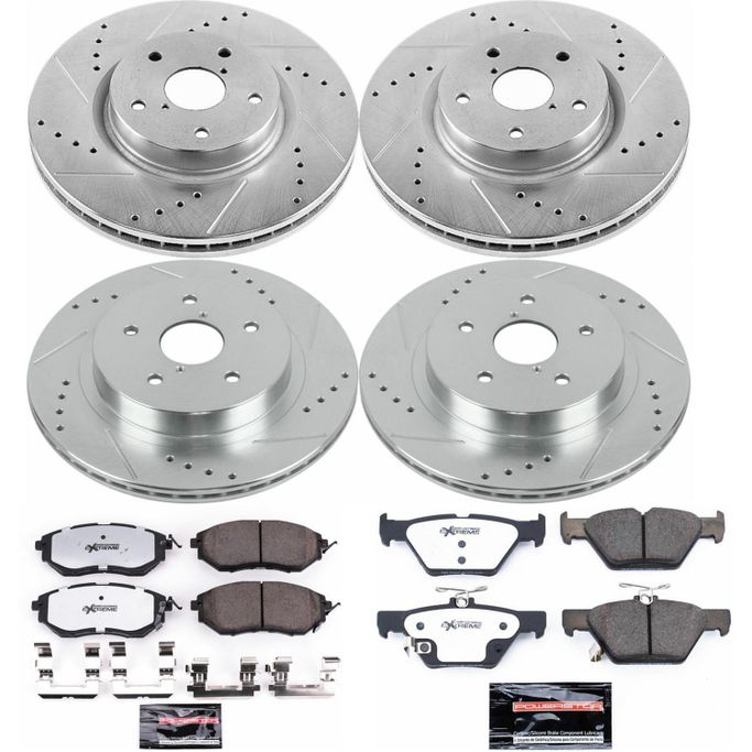 PWR-K7028-26, PowerStop Z26 Street Warrior Brake Upgrade Kits for 2015-2019 LEGACY, OUTBACK, 2016-2021 WRX - K7028-26 in UAE, Dubai. Condition - new. Price ⁦2,600 AED⁩. Photo, seller contacts | AUTO.AE