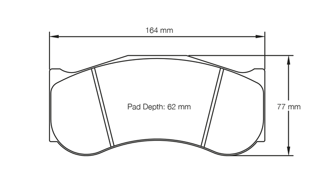 2017-RSL1, PAGID 2017-RSL1 Front brake pads RSL1 CHEVROLET Corvette C7 GT3 [Callaway Race Car] / AP Racing CP6268 D62 في الإمارات العربية المتحدة, دبي. Condition - new. Price ⁦3,600 AED⁩. Photo, seller contacts | AUTO.AE
