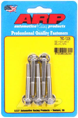 760-1006, ARP 760-1006 Metric Thread Bolt Kit M6 x 1.00 x 45 hex SS bolts في الإمارات العربية المتحدة, دبي. Condition - new. Price 230 AED. Photo, seller contacts | AUTO.AE