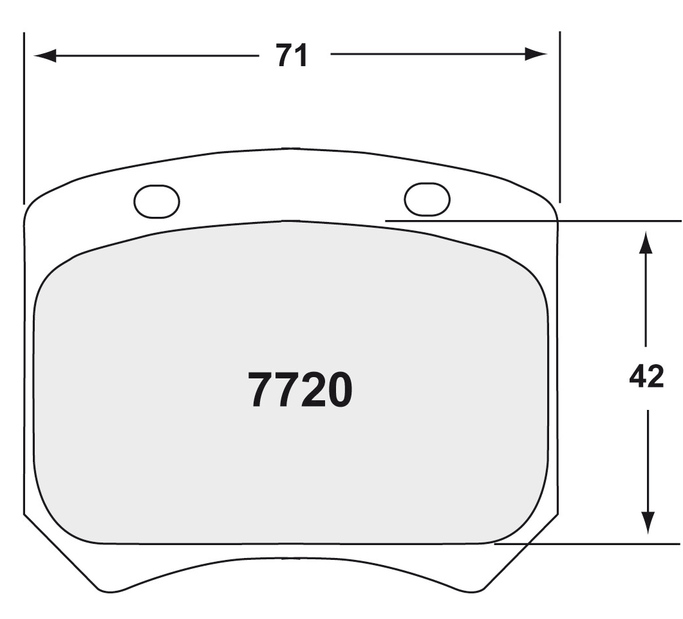 7720.13.15.44, PFC 7720.13.15.44 Rear brake pads RACE 13 CMPD 15mm MINI 2-piston caliper /Morgan/TVR в ОАЭ, Дубай. Состояние - новое. Цена 990 AED. Фото, контакты продавца | AUTO.AE