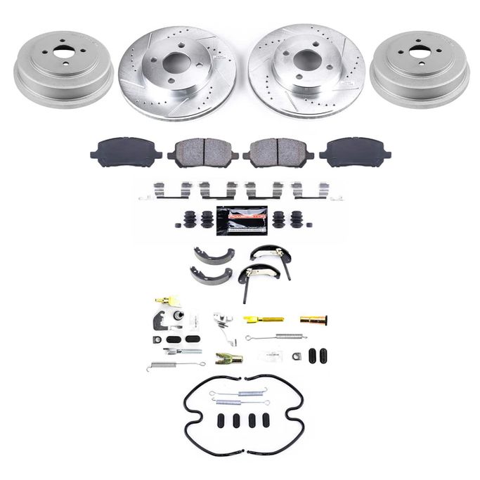PWR-K15520DK, PowerStop Z23 Evolution Sport Disc and Drum Brake Upgrade Kits for 2005-2008 COBALT, 2007-2008 G5, 2005-2007 ION - K15520DK في الإمارات العربية المتحدة, دبي. Condition - new. Price ⁦1,690 AED⁩. Photo, seller contacts | AUTO.AE