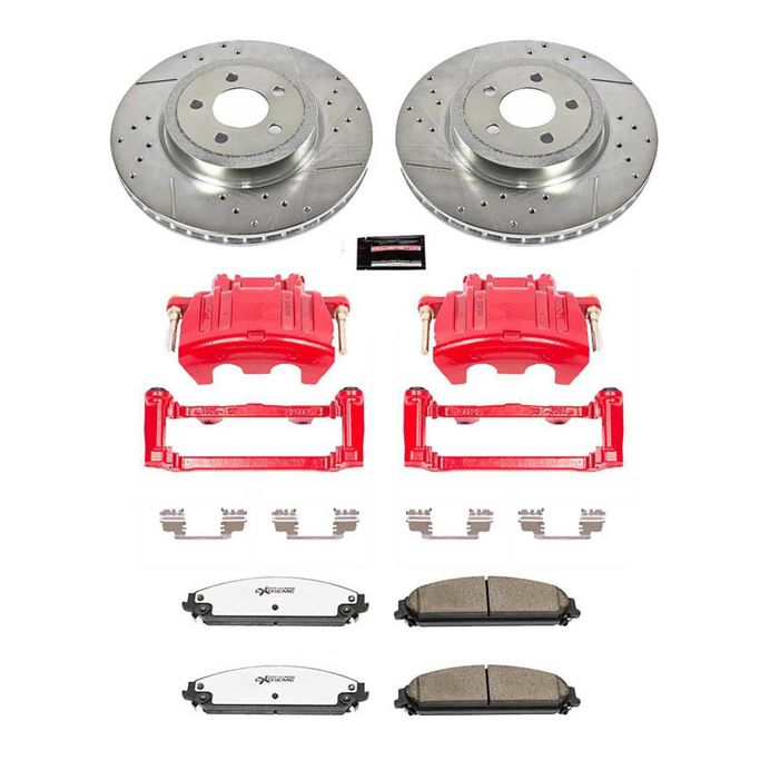 PWR-KC2560-26, PowerStop Z26 Street Warrior Brake Upgrade Kits with Calipers KC2560-26 в ОАЭ, Дубай. Состояние - новое. Цена ⁦3 100 AED⁩. Фото, контакты продавца | AUTO.AE