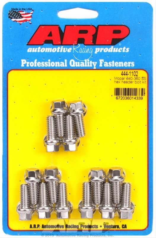ARP-444-1102, ARP Stainless Steel Header Bolts 444-1102 в ОАЭ, Дубай. Состояние - новое. Цена 130 AED. Фото, контакты продавца | AUTO.AE