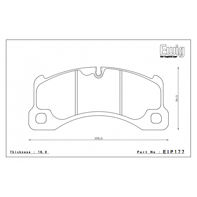 EIP177ME20, ENDLESS EIP177ME20 Brake pads PORSCHE CAYENNE 958 في الإمارات العربية المتحدة, دبي. Condition - new. Price 1,930 AED. Photo, seller contacts | AUTO.AE