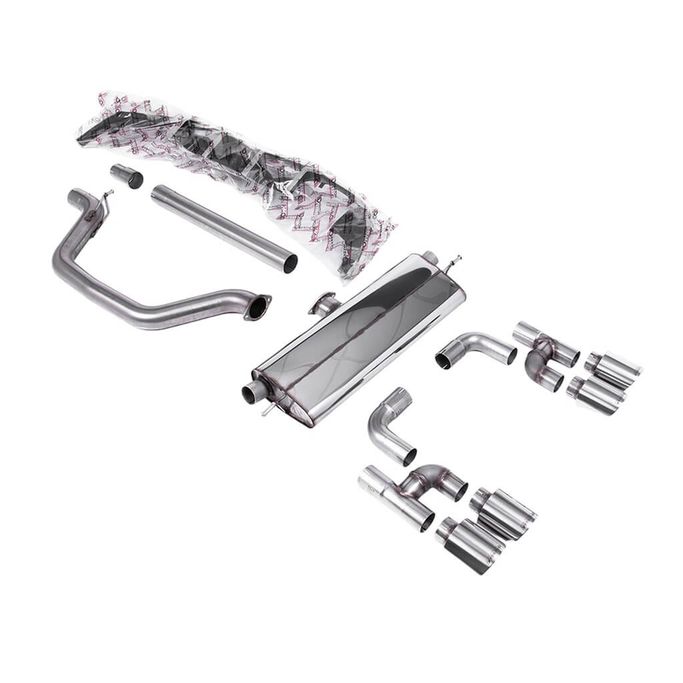 SSXVW701, MILLTEK SSXVW701 Cat-Back Exhaust, 3.15" (Polished GT-115 Tips) for VW Golf GTI (MK8) in UAE, Dubai. Condition - new. Price ⁦12,330 AED⁩. Photo, seller contacts | AUTO.AE