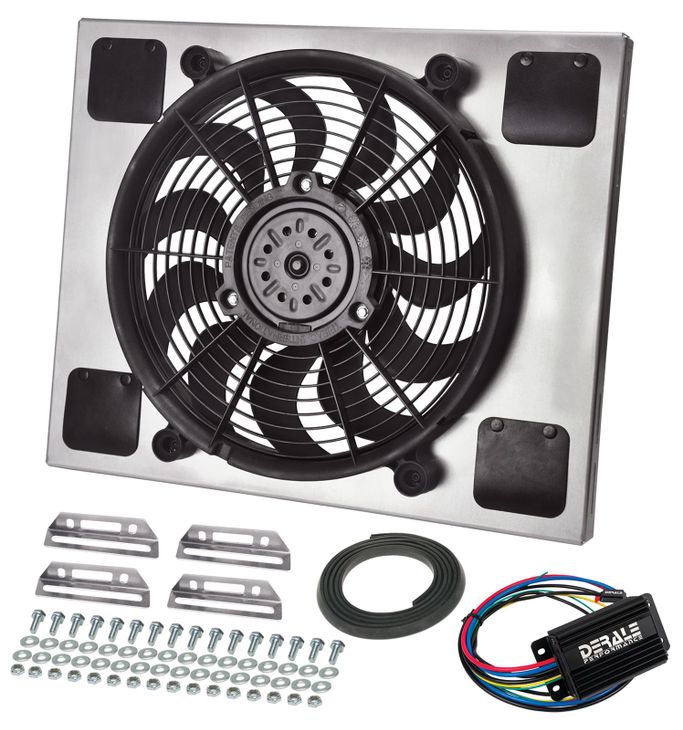 DER-66820, 14 Inch 2,100 CFM Derale PWM Electric Fan Powerpacks 66820 в ОАЭ, Дубай. Состояние - новое. Цена ⁦3 520 AED⁩. Фото, контакты продавца | AUTO.AE