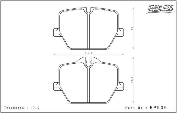 EP536ME20, ENDLESS EP536ME20 Rear brake pads TOYOTA GR Supra A90 3L في الإمارات العربية المتحدة, دبي. Condition - new. Price ⁦1,160 AED⁩. Photo, seller contacts | AUTO.AE