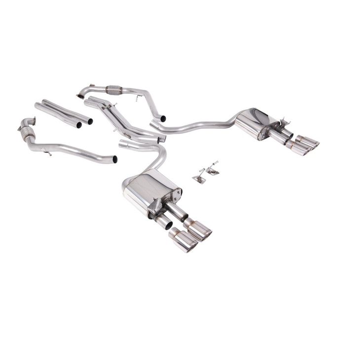 SSXAU1119, MILLTEK SSXAU1119 Cat-Back Exhaust, 2.5" (Polished Ovals Trims) for AUDI S5 (B9) 2017- في الإمارات العربية المتحدة, دبي. Condition - new. Price ⁦17,330 AED⁩. Photo, seller contacts | AUTO.AE