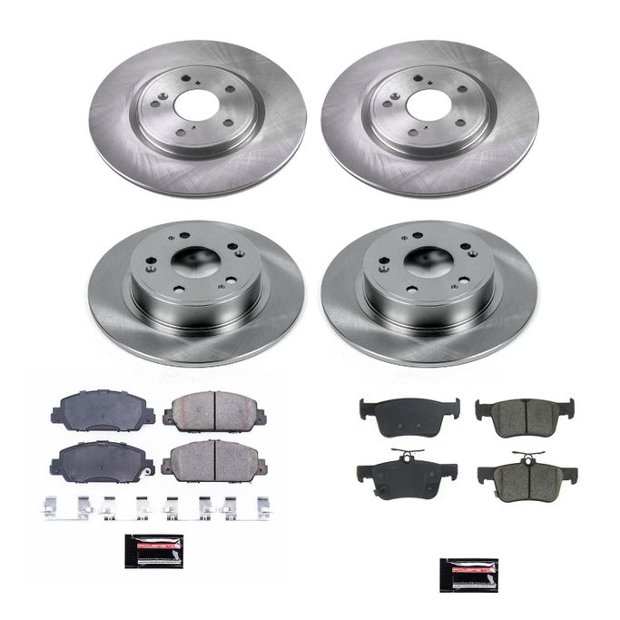 PWR-KOE8166, PowerStop Z17 Evolution Plus Stock Replacement Brake Kits for 2018-2025 ACCORD - KOE8166 in UAE, Dubai. Condition - new. Price 1,170 AED. Photo, seller contacts | AUTO.AE