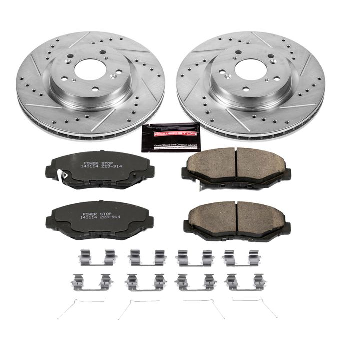 PWR-K6488, PowerStop Z23 Evolution Sport Brake Upgrade Kits for 2012-2016 CR-V - K6488 في الإمارات العربية المتحدة, دبي. Condition - new. Price 1,140 AED. Photo, seller contacts | AUTO.AE