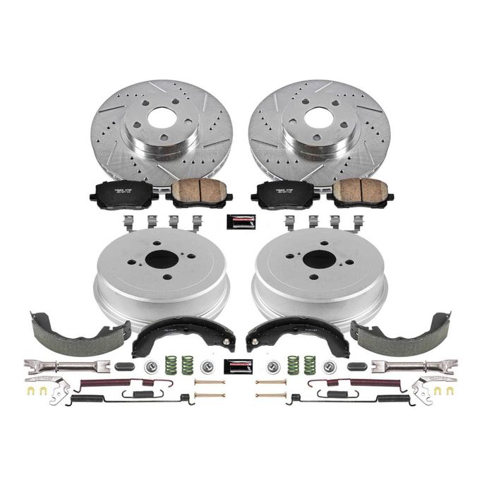 PWR-K15220DK, PowerStop Z23 Evolution Sport Disc and Drum Brake Upgrade Kits for 2003-2008 MATRIX, VIBE - K15220DK в ОАЭ, Дубай. Состояние - новое. Цена 1 580 AED. Фото, контакты продавца | AUTO.AE