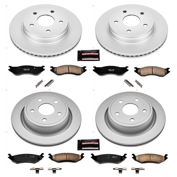 PWR-CRK2166, PowerStop Z17 Evolution Plus GEOMET Coated Brake Kits for 2004-2006 DURANGO, 2002 RAM 1500 - CRK2166 في الإمارات العربية المتحدة, دبي. Condition - new. Price 1,950 AED. Photo, seller contacts | AUTO.AE