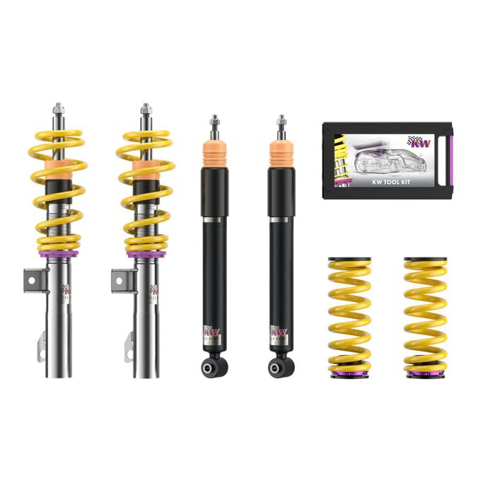 10282034, KW 10282034 Coilover kit V1 for SKODA Enyaq iV Coupe (5AC) 2022+ / AUDI Q4 Sportback (F4N) 2021+ in UAE, Dubai. Condition - new. Price ⁦7,110 AED⁩. Photo, seller contacts | AUTO.AE
