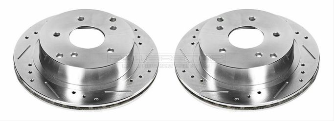 PWR-AR-8221XPR, PowerStop Evolution Drilled and Slotted Rotors for 1984-1987 CORVETTE - AR8221XPR в ОАЭ, Дубай. Состояние - новое. Цена 600 AED. Фото, контакты продавца | AUTO.AE