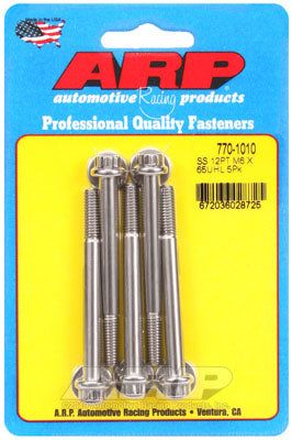 770-1010, ARP 770-1010 Metric Thread Bolt Kit M6 x 1.00 x 65 12pt SS bolts в ОАЭ, Дубай. Состояние - новое. Цена 250 AED. Фото, контакты продавца | AUTO.AE