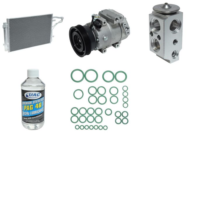 UAC-KT5556A, Universal Air Conditioner Compressor Kits for 2012-2013 FORTE, 2010-2013 FORTE KOUP - KT 5556A in UAE, Dubai. Condition - new. Price 2,200 AED. Photo, seller contacts | AUTO.AE