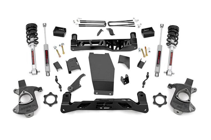 ROU-22333, Rough Country N3 Suspension Lift Kits for 2014-2018 SIERRA 1500, SILVERADO 1500 - 22333 в ОАЭ, Дубай. Состояние - новое. Цена ⁦6 690 AED⁩. Фото, контакты продавца | AUTO.AE