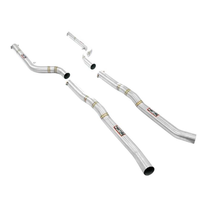 525232, SUPERSPRINT 525232 Front Pipes (Right / Left) for BMW M8 4.4i (F92) / BMW M8 4.4i (F91) في الإمارات العربية المتحدة, دبي. Condition - new. Price ⁦9,050 AED⁩. Photo, seller contacts | AUTO.AE