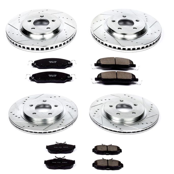 PWR-K1381, PowerStop Z23 Evolution Sport Brake Upgrade Kits for 2005-2010 MUSTANG - K1381 في الإمارات العربية المتحدة, دبي. Condition - new. Price ⁦1,860 AED⁩. Photo, seller contacts | AUTO.AE