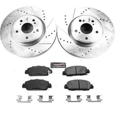 PWR-K8165, PowerStop Z23 Evolution Sport Brake Upgrade Kits for 2018-2025 ACCORD, 2022-2024 CIVIC, 2023-2025 INTEGRA - K8165 in UAE, Dubai. Condition - new. Price ⁦1,160 AED⁩. Photo, seller contacts | AUTO.AE