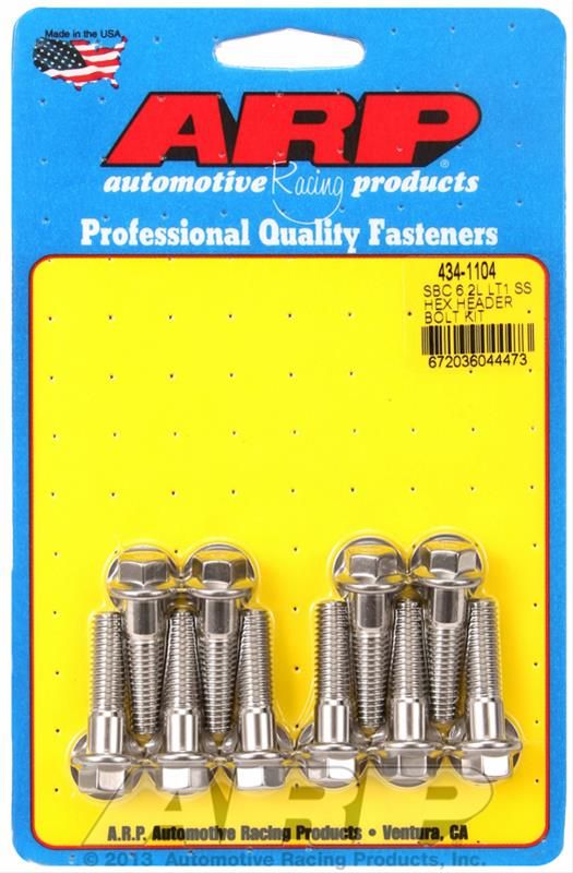 ARP-434-1104, ARP Stainless Steel Header Bolts 434-1104 في الإمارات العربية المتحدة, دبي. Condition - new. Price 240 AED. Photo, seller contacts | AUTO.AE