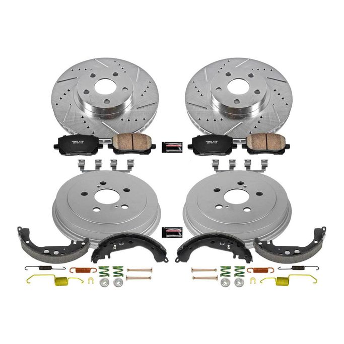PWR-K15200DK, PowerStop Z23 Evolution Sport Disc and Drum Brake Upgrade Kits for 2003-2008 COROLLA - K15200DK в ОАЭ, Дубай. Состояние - новое. Цена 1 470 AED. Фото, контакты продавца | AUTO.AE