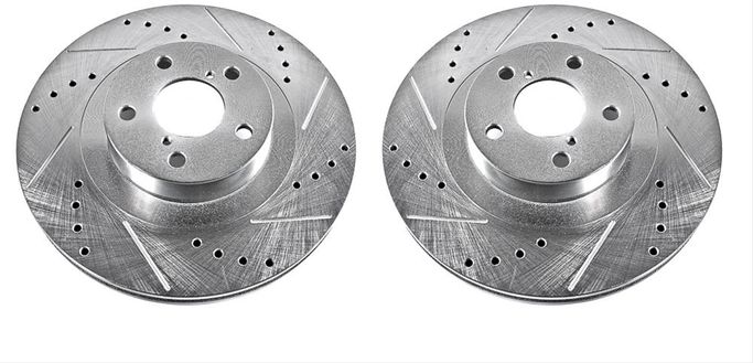 PWR-JBR-957XPR, PowerStop Evolution Drilled and Slotted Rotors JBR957XPR in UAE, Dubai. Condition - new. Price 710 AED. Photo, seller contacts | AUTO.AE
