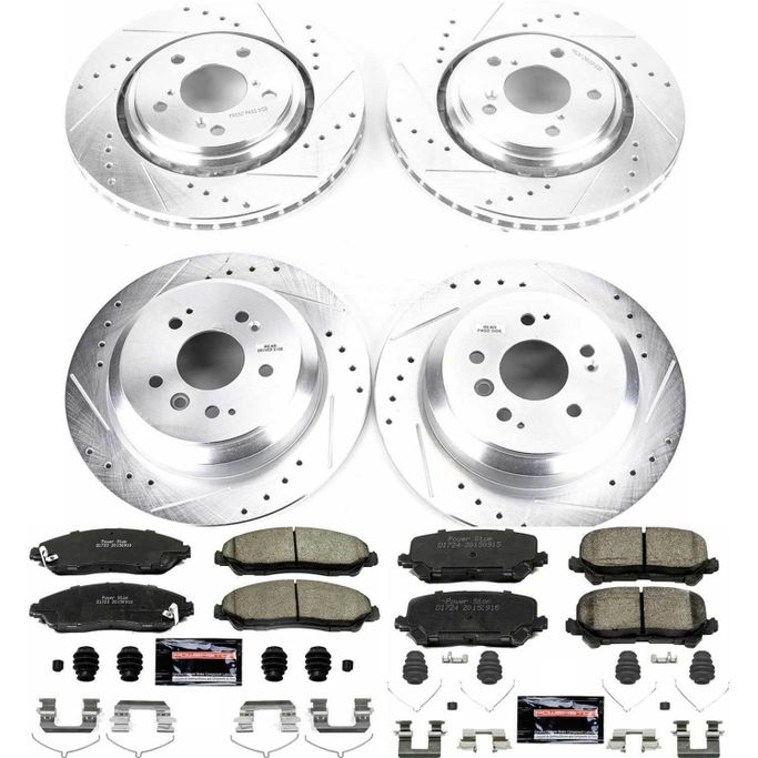 PWR-K7576, PowerStop Z23 Evolution Sport Brake Upgrade Kits for 2016-2022 PILOT, 2017-2025 RIDGELINE - K7576 in UAE, Dubai. Condition - new. Price 2,220 AED. Photo, seller contacts | AUTO.AE