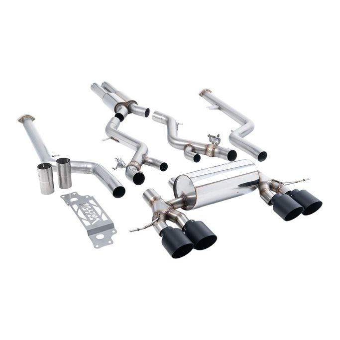 SSXBM1287, MILLTEK SSXBM1287 Cat-Back Exhaust, 3" (Cerakote Black GT-115 Trims) for BMW M2 (G87) OPF/GPF in UAE, Dubai. Condition - new. Price ⁦24,340 AED⁩. Photo, seller contacts | AUTO.AE