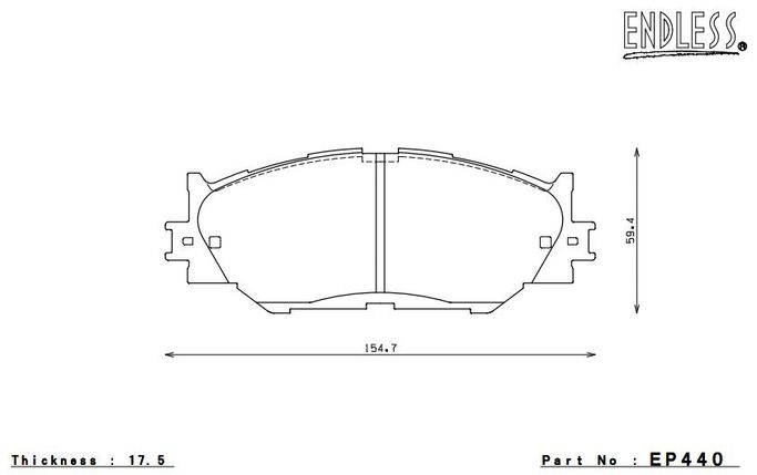 EP440MA45B, ENDLESS EP440MA45B Front brake pads INFINITI IS 250 (06-12) في الإمارات العربية المتحدة, دبي. Condition - new. Price ⁦1,900 AED⁩. Photo, seller contacts | AUTO.AE