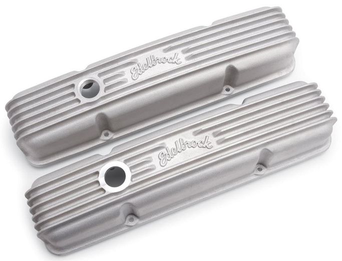 EDL-41449, Edelbrock Classic Cast Aluminum Valve Covers 41449 في الإمارات العربية المتحدة, دبي. Condition - new. Price 1,340 AED. Photo, seller contacts | AUTO.AE