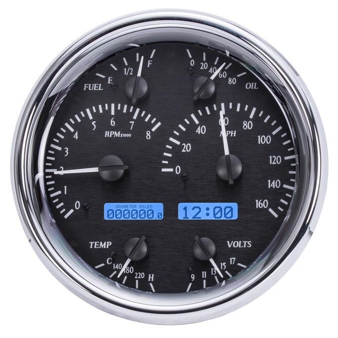 DAK-VHX-1019-K-B, Dakota Digital VHX Series Universal Round Analog Gauge Kits VHX-1019-K-B في الإمارات العربية المتحدة, دبي. Condition - new. Price ⁦4,520 AED⁩. Photo, seller contacts | AUTO.AE