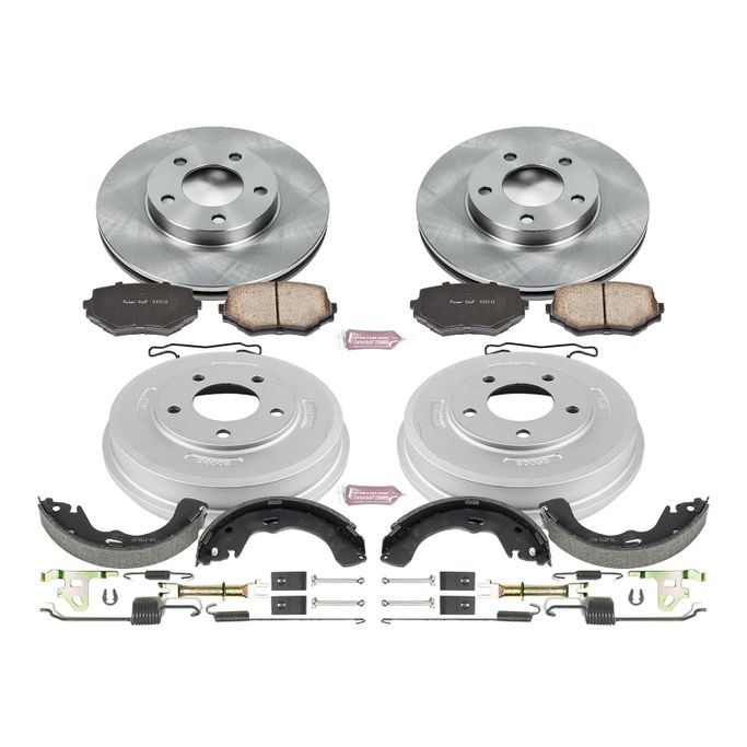 PWR-KOE15209DK, PowerStop Autospecialty Stock Replacement Disc and Drum Brake Kits for 2001-2007 ESCAPE, 2005-2007 MARINER, 2001-2006 TRIBUTE - KOE15209DK في الإمارات العربية المتحدة, دبي. Condition - new. Price ⁦1,350 AED⁩. Photo, seller contacts | AUTO.AE