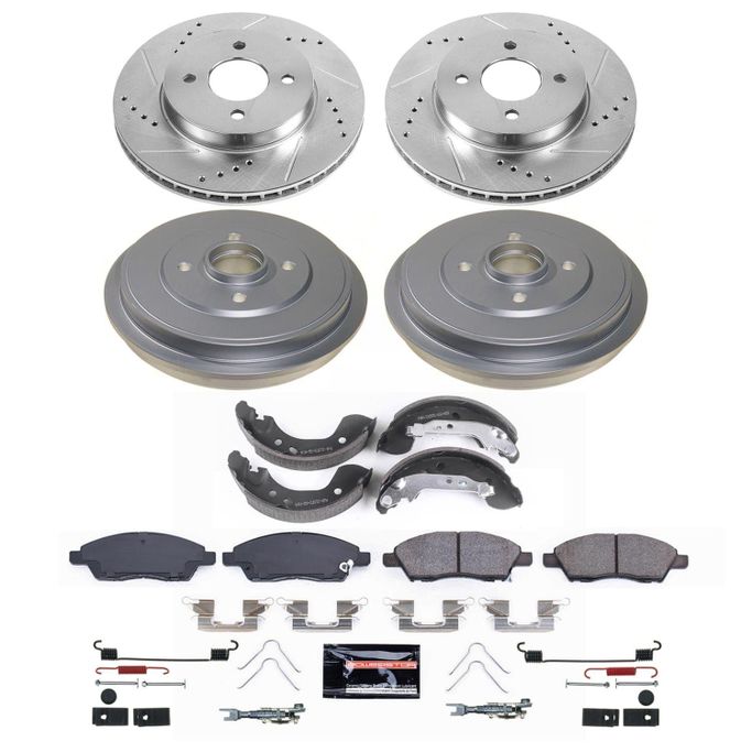 PWR-K15495DK, PowerStop Z23 Evolution Sport Disc and Drum Brake Upgrade Kits for 2012-2019 VERSA, 2014-2019 VERSA NOTE - K15495DK в ОАЭ, Дубай. Состояние - новое. Цена 1 380 AED. Фото, контакты продавца | AUTO.AE