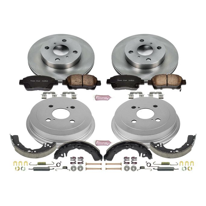 PWR-KOE15203DK, PowerStop Autospecialty Stock Replacement Disc and Drum Brake Kits for 2000 ECHO - KOE15203DK в ОАЭ, Дубай. Состояние - новое. Цена ⁦850 AED⁩. Фото, контакты продавца | AUTO.AE