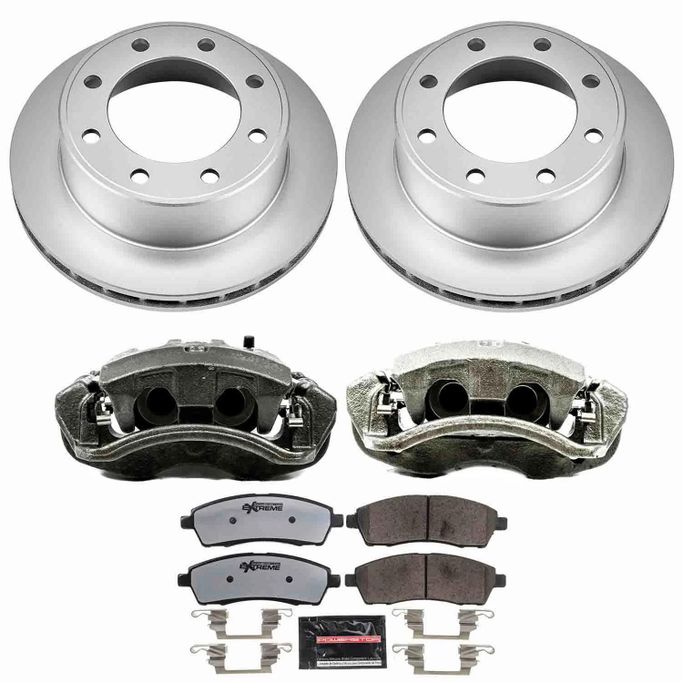 PWR-CPR1890A-36, PowerStop Z36 Truck and Tow Evolution GEOMET Coated Brake Upgrade Kits with Calipers for 2000-2004 F-350 SUPER DUTY, F-250 SUPER DUTY, 2000-2005 EXCURSION - CPR1890A-36 в ОАЭ, Дубай. Состояние - новое. Цена ⁦2 070 AED⁩. Фото, контакты продавца | AUTO.AE