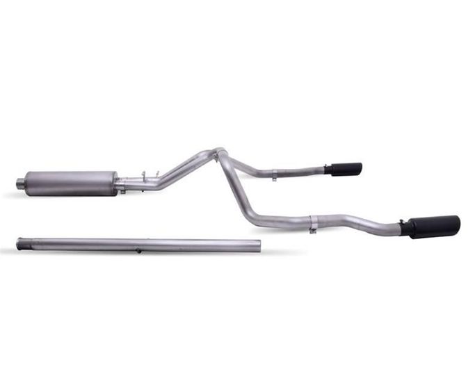 GIB-65713B, Gibson Elite Black Series Split Rear Exhaust Systems 65713B в ОАЭ, Дубай. Состояние - новое. Цена 4 180 AED. Фото, контакты продавца | AUTO.AE