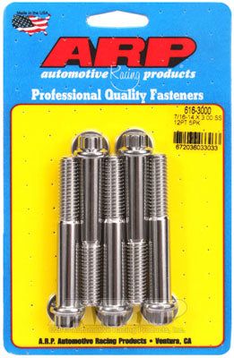 616-3000, ARP 616-3000 SAE Bolt Kit 7/16-14 X 3.000 12pt SS bolts в ОАЭ, Дубай. Состояние - новое. Цена 300 AED. Фото, контакты продавца | AUTO.AE