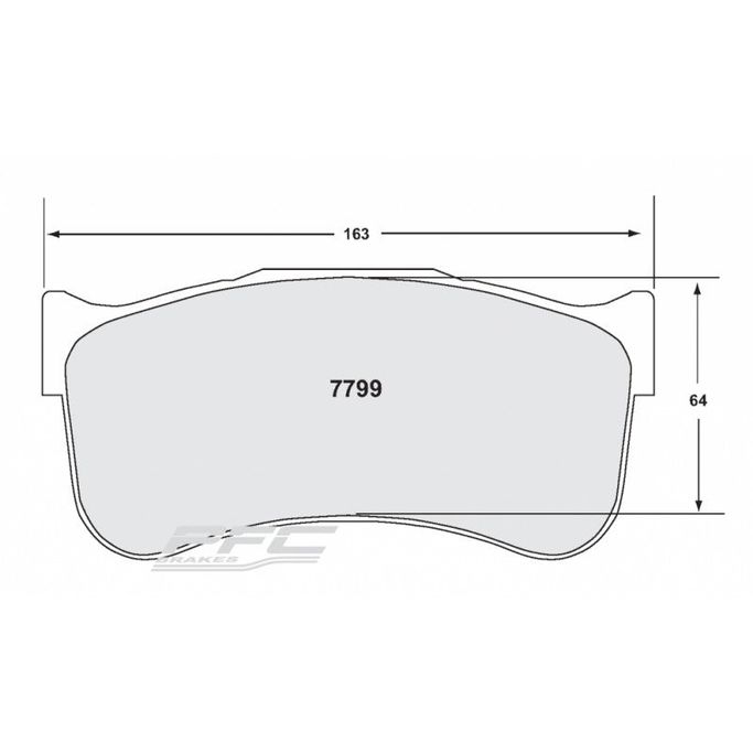 7799.82.25.44, PFC 7799.82.25.44 Front Brake Pads RACING 82 CMPD 25 mm for AUDI R8 LMS GT2/GT4 (Brembo 6-piston caliper) in UAE, Dubai. Condition - new. Price ⁦3,310 AED⁩. Photo, seller contacts | AUTO.AE
