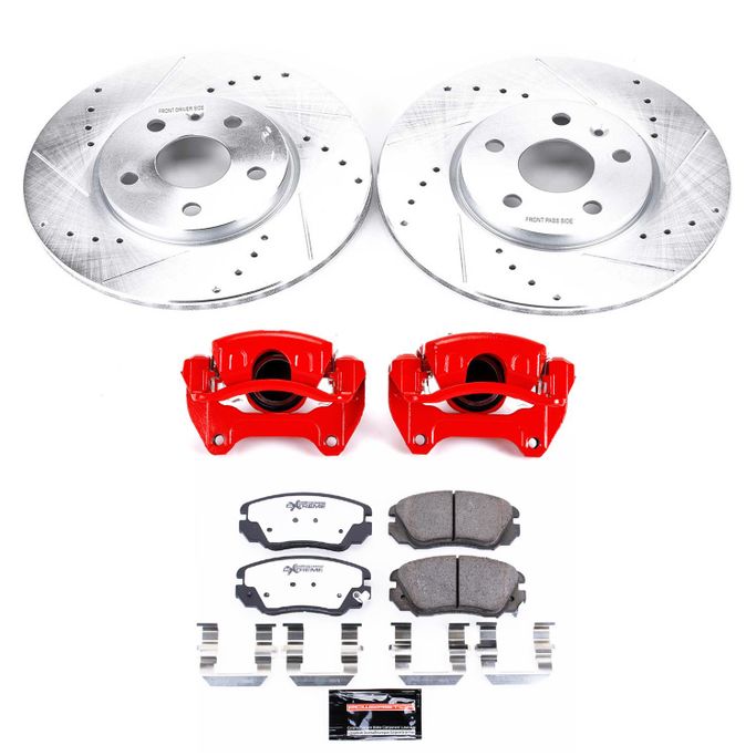PWR-KC5334-26, PowerStop Z26 Street Warrior Brake Upgrade Kits with Calipers KC5334-26 في الإمارات العربية المتحدة, دبي. Condition - new. Price ⁦2,500 AED⁩. Photo, seller contacts | AUTO.AE