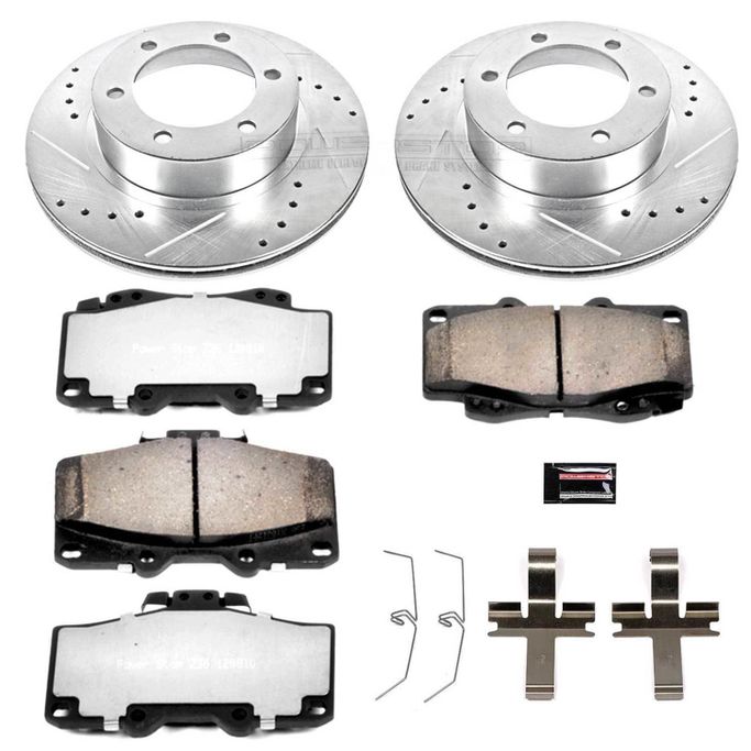 PWR-K1236-36, PowerStop Z36 Truck and Tow Brake Upgrade Kits for 1995-2002 4RUNNER, 2004 TACOMA - K1236-36 في الإمارات العربية المتحدة, دبي. Condition - new. Price ⁦1,050 AED⁩. Photo, seller contacts | AUTO.AE