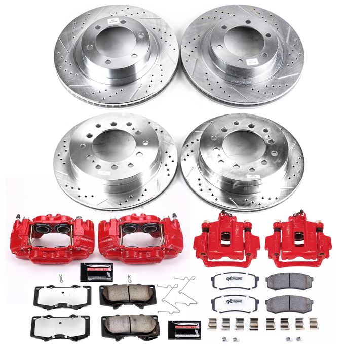 PWR-KC2422-36, PowerStop Z36 Truck and Tow Brake Upgrade Kits with Calipers for 2003-2009 4RUNNER - KC2422-36 в ОАЭ, Дубай. Состояние - новое. Цена ⁦4 560 AED⁩. Фото, контакты продавца | AUTO.AE