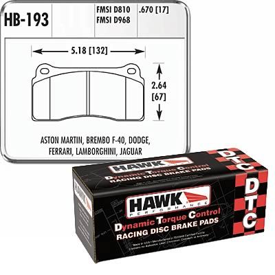 HWK-HB193U-670, Hawk Performance DTC 70 Brake Pads HB193U.670 في الإمارات العربية المتحدة, دبي. Condition - new. Price 1,870 AED. Photo, seller contacts | AUTO.AE