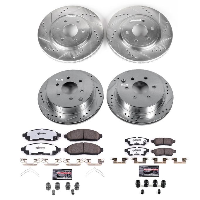 PWR-K4062-36, PowerStop Z36 Truck and Tow Brake Upgrade Kits for 2005-2015 XTERRA, FRONTIER, 2009-2012 EQUATOR - K4062-36 in UAE, Dubai. Condition - new. Price ⁦2,160 AED⁩. Photo, seller contacts | AUTO.AE