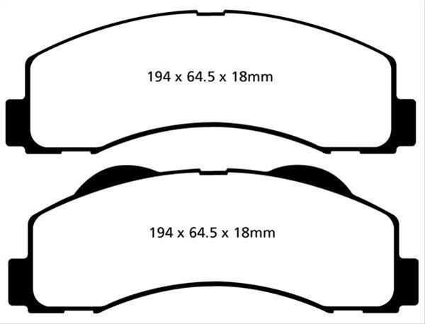 EBC-DP61855, EBC Greenstuff Elite SUV and Light Truck Organic Brake Pads for 2010-2022 EXPEDITION, NAVIGATOR, 2010-2014 F-150 - DP61855 в ОАЭ, Дубай. Состояние - новое. Цена ⁦610 AED⁩. Фото, контакты продавца | AUTO.AE