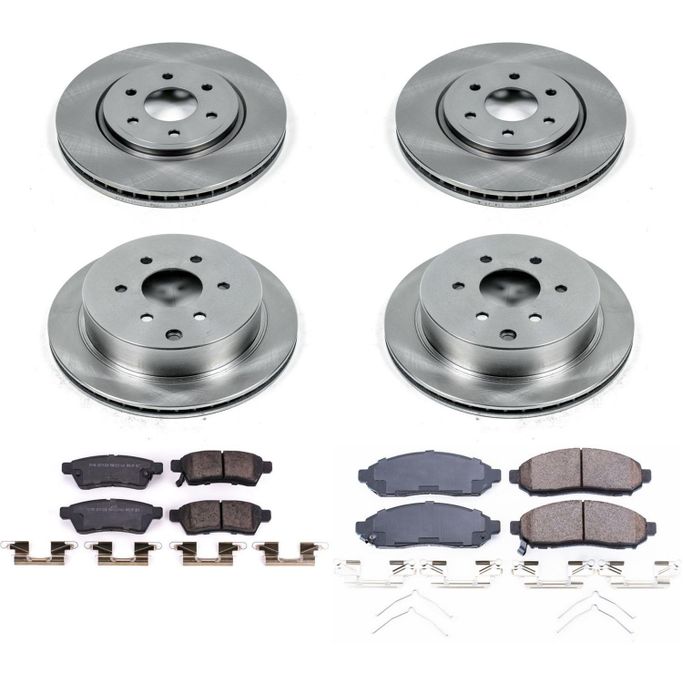 PWR-KOE8358, PowerStop Z17 Evolution Plus Stock Replacement Brake Kits for 2016-2024 FRONTIER - KOE8358 في الإمارات العربية المتحدة, دبي. Condition - new. Price 1,290 AED. Photo, seller contacts | AUTO.AE