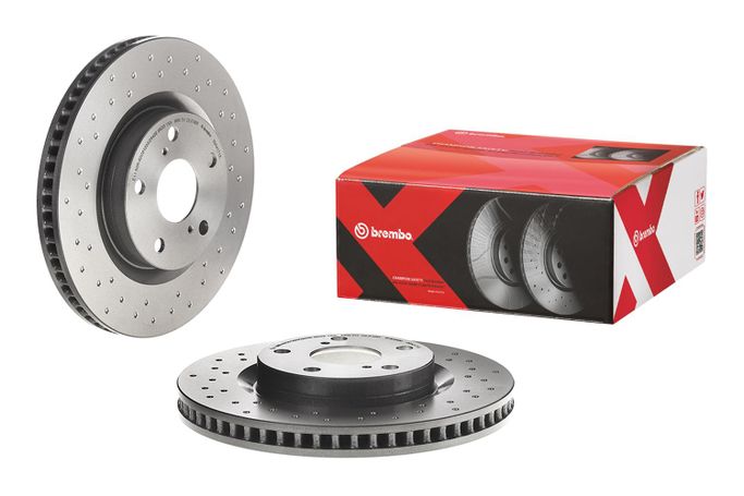 BBO-09-A417-1X, Brembo Xtra Drilled Performance Rotors 09.A417.1X in UAE, Dubai. Condition - new. Price 540 AED. Photo, seller contacts | AUTO.AE